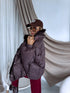 Short jacket "NORTH FL257" - CHOCO